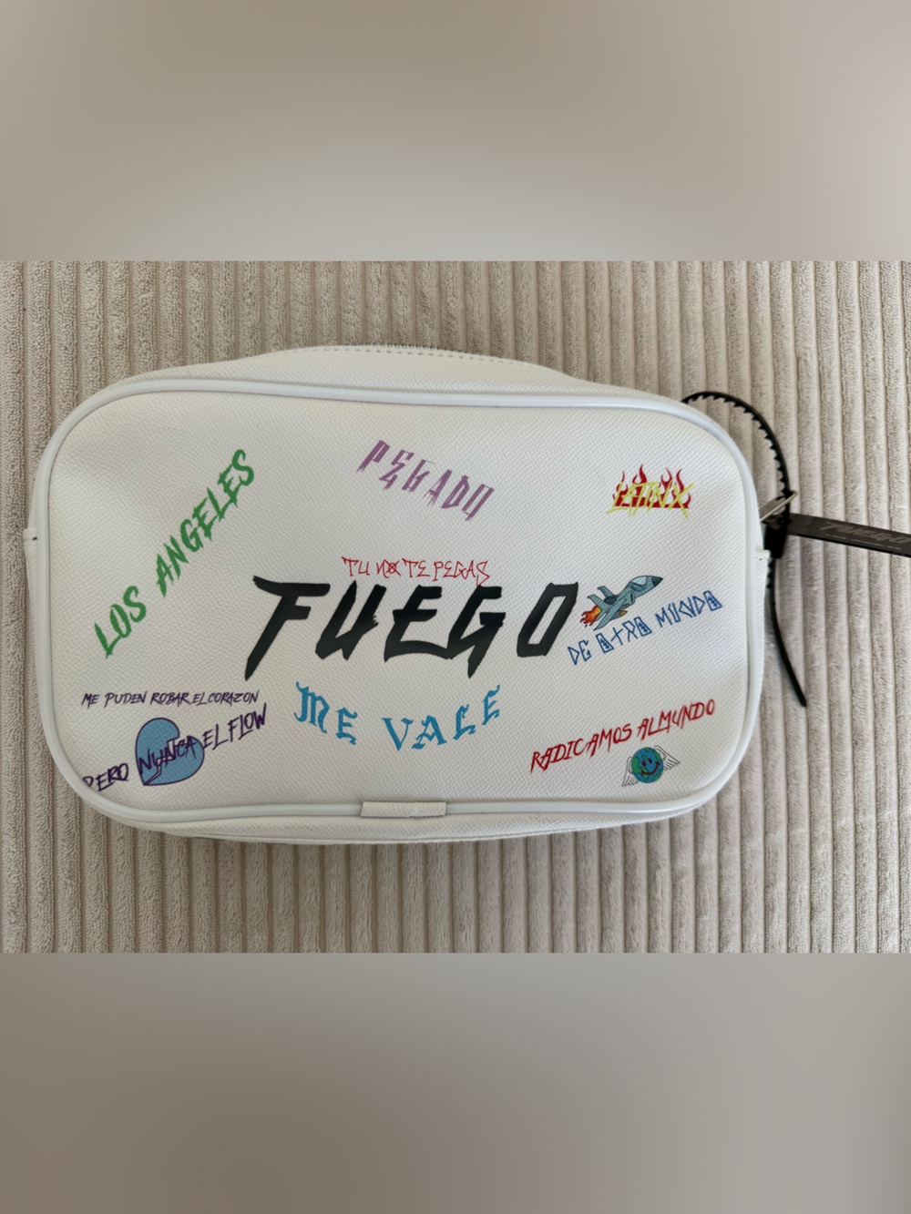FUEGO Las Angeles Graffiti Print Belt Bag